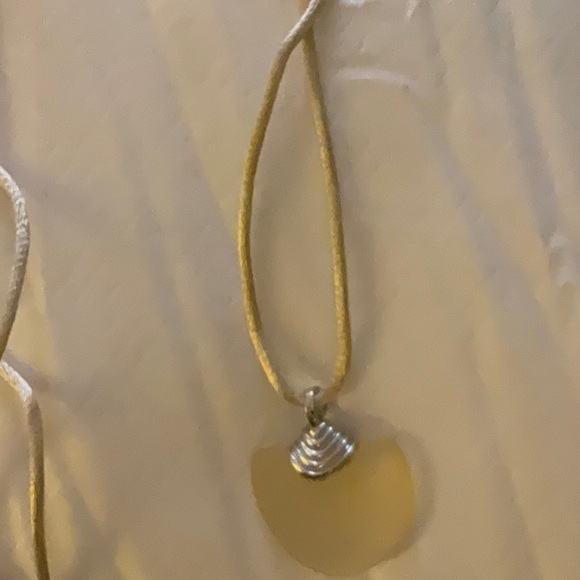 NEW DAUM French crystal and silver necklace satin cord from Neiman Marcus - Picture 5 of 8